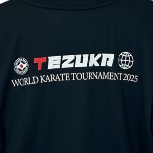 世界大会記念Tシャツ青文字-黒